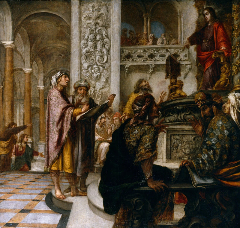 Chrystus w sprzeczce z Doktorami - Juan de Valdés Leal