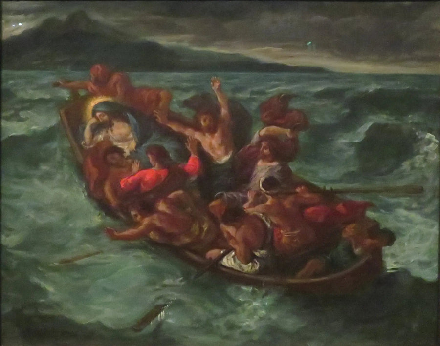 Chrystus śpiący podczas burzy - Eugène Delacroix