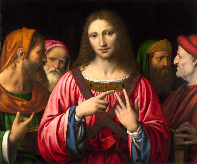 Chrystus w otoczeniu lekarzy - Bernardino Luini