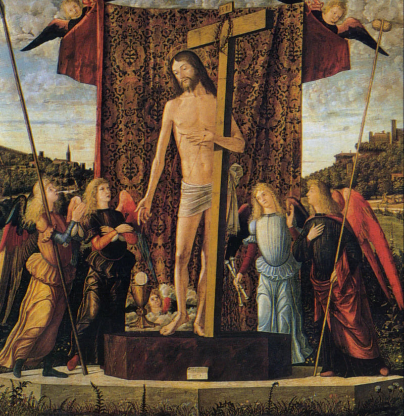 Chrystus pośród czterech aniołów - Vittore Carpaccio