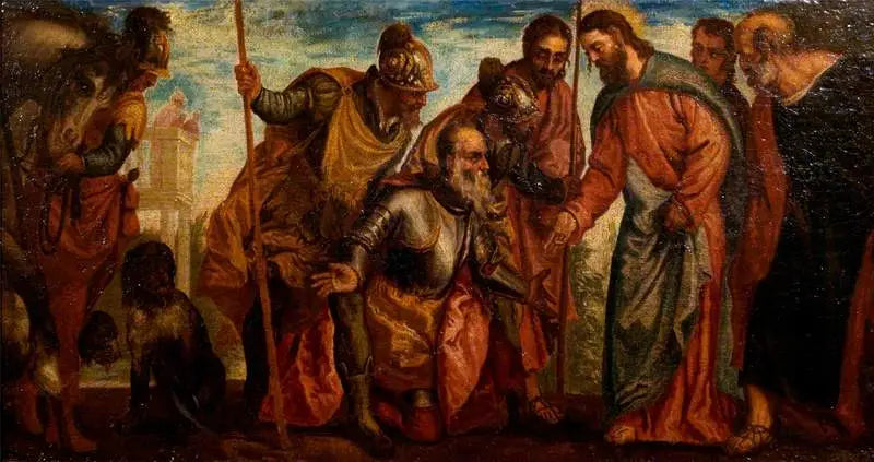 Chrystus i setnik (Mateusz 8:5) - Paweł Véronèse