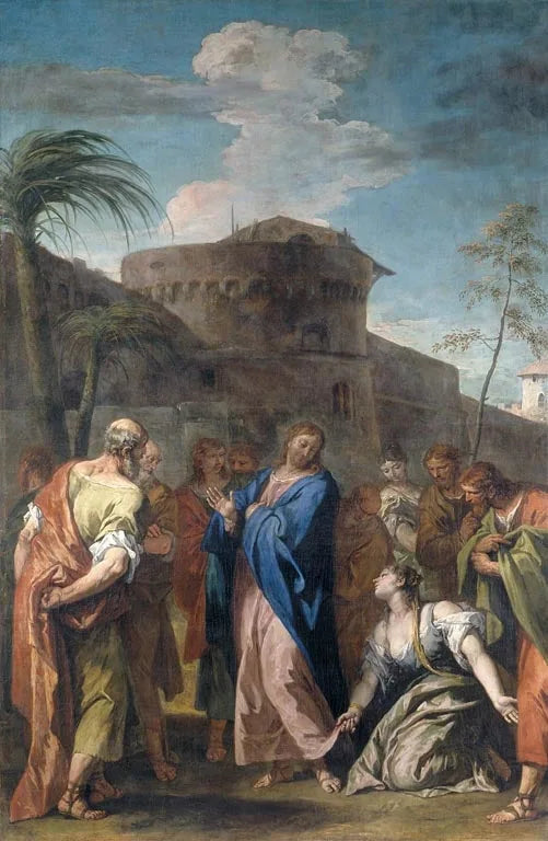 Chrystus i kobieta, która wierzyła - Sebastiano Ricci