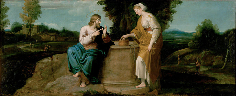 Chrystus i Samarytanka - Annibale Carracci