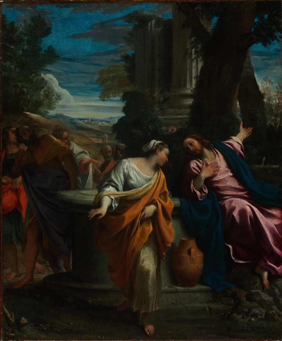 Chrystus i Samarytanka - Annibale Carracci