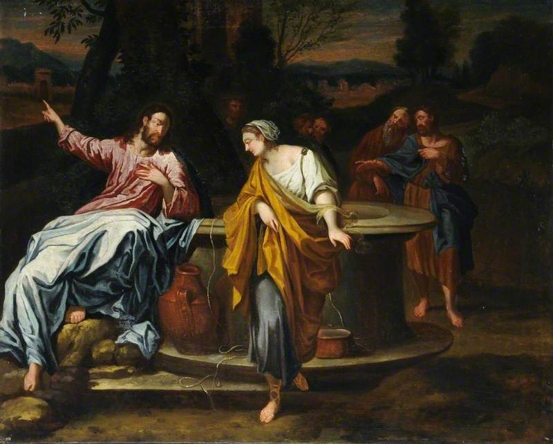 Chrystus i Samarytanka przy studni - Annibale Carracci