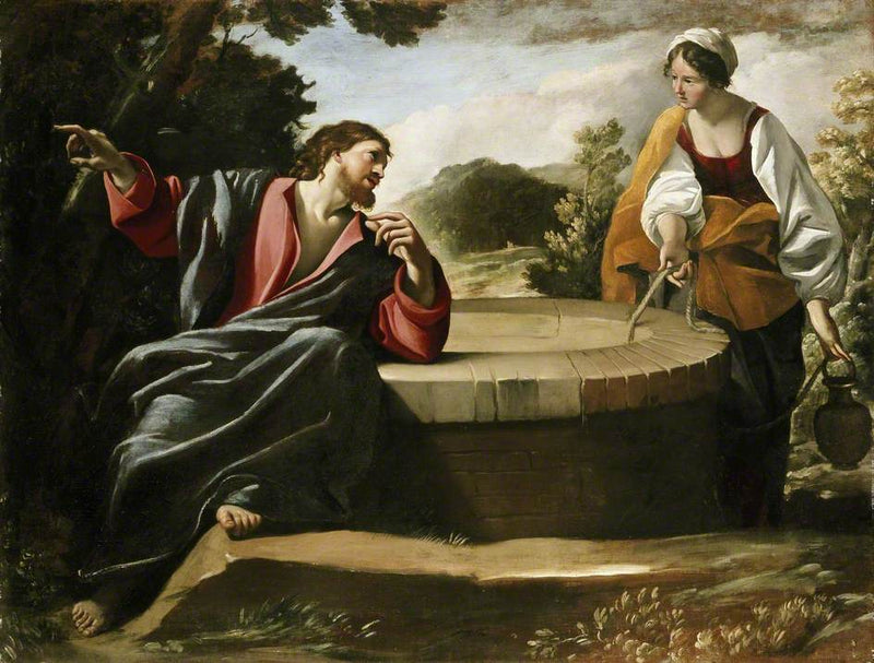 Chrystus i Samarytanka - Giovanni Lanfranco