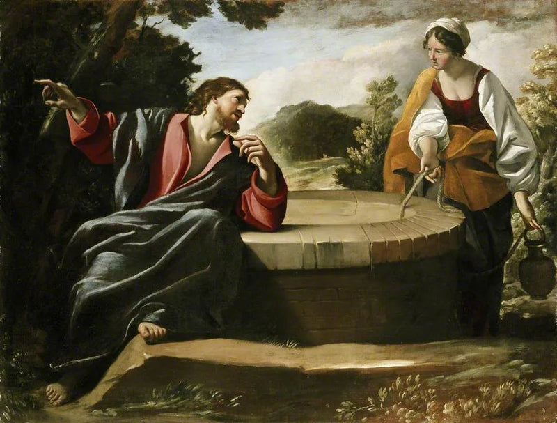 Chrystus i Samarytanka - Giovanni Lanfranco