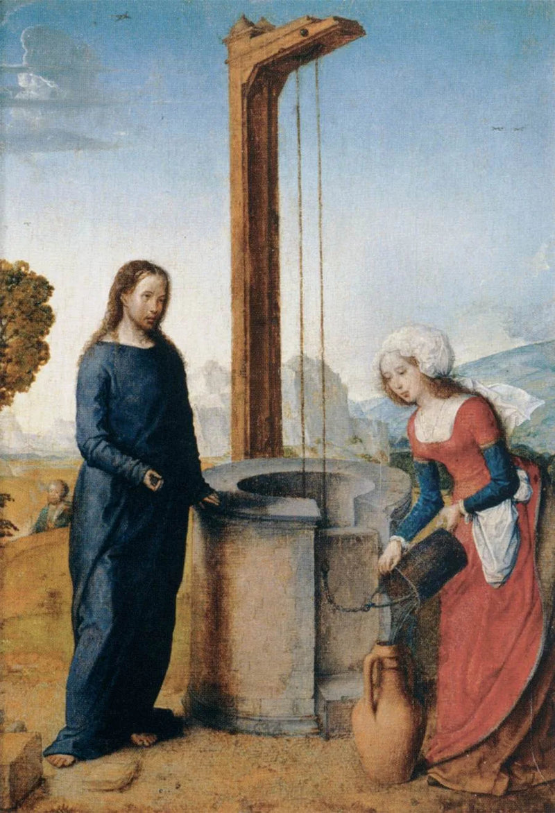 Chrystus i Samarytanka - Juan de Flandes