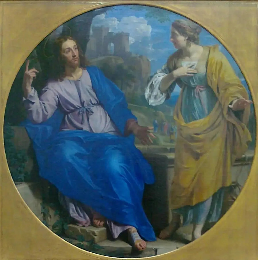 Chrystus i Samarytanka - Philippe de Champaigne