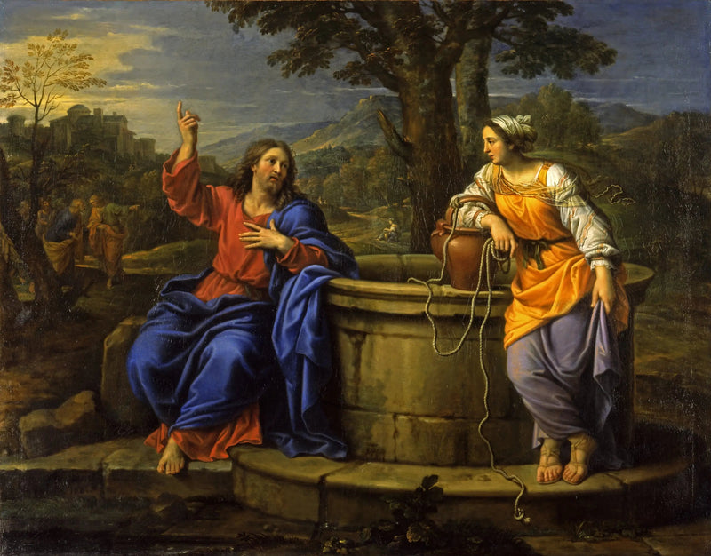 Chrystus i Samarytanka - Pierre Mignard