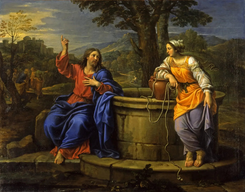 Chrystus i Samarytanka - Pierre Mignard