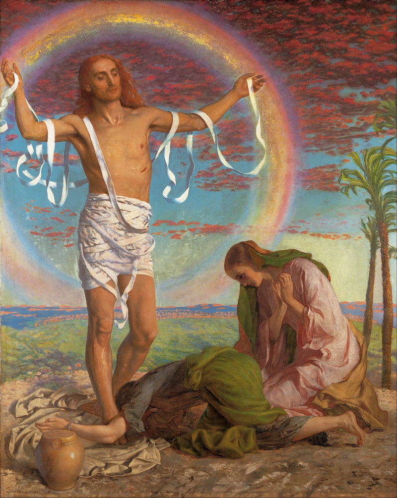 Chrystus i dwie Marii - William Holman Hunt