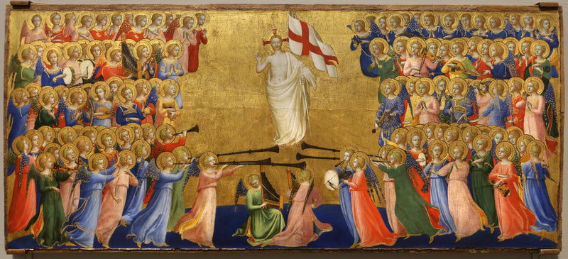 Chrystus uwielbiony w niebiańskim dworze - Fra Angelico