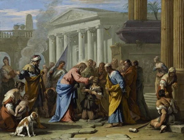 Chrystus uzdrawia niewidomego - Sebastiano Ricci