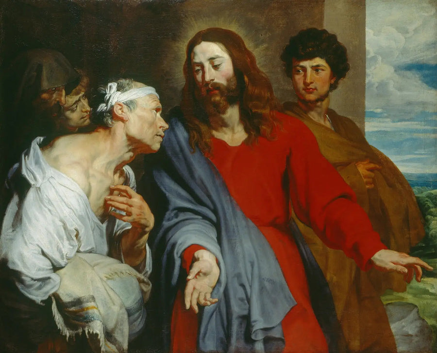 Chrystus uzdrawia paralityka - Antoine van Dyck