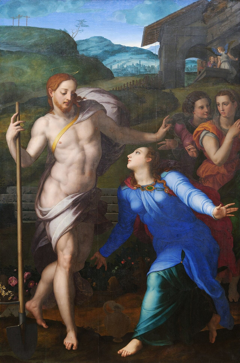 Chrystus ogrodnik pojawia się u świętej Marii Magdaleny - Bronzino