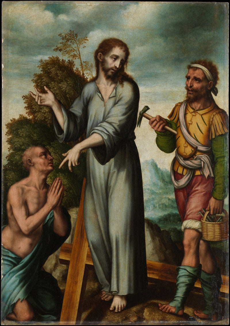 Chrystus uzasadniający swoją mękę - Luis de Morales