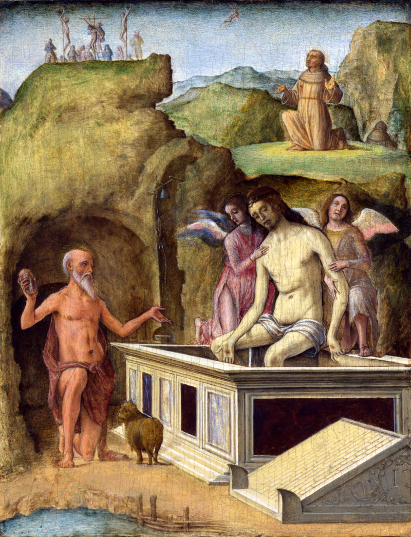 Umęczony Chrystus - Ercole de’ Roberti