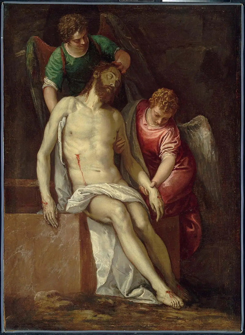 Chrystus umarły wsparty przez anioły - Paul Véronèse