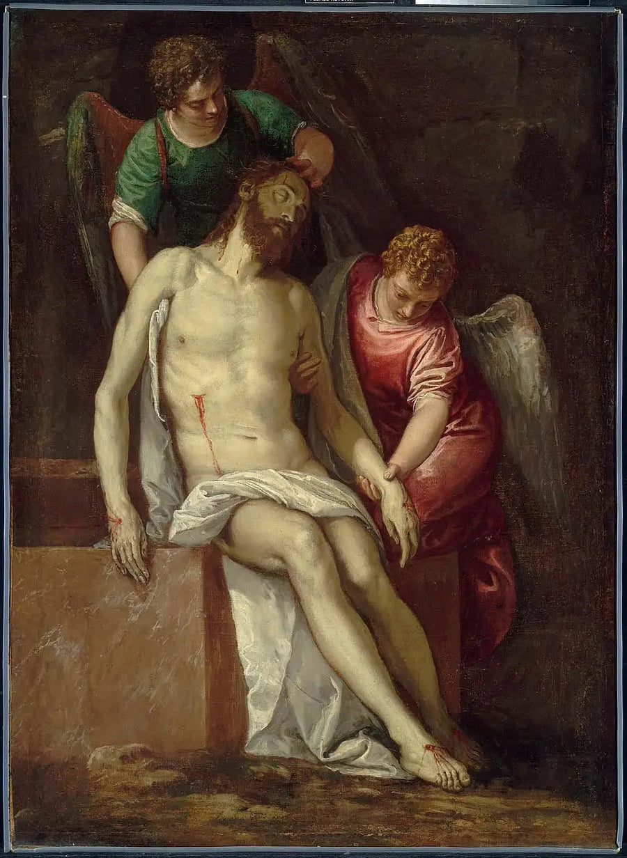 Chrystus umarły wsparty przez anioły - Paul Véronèse