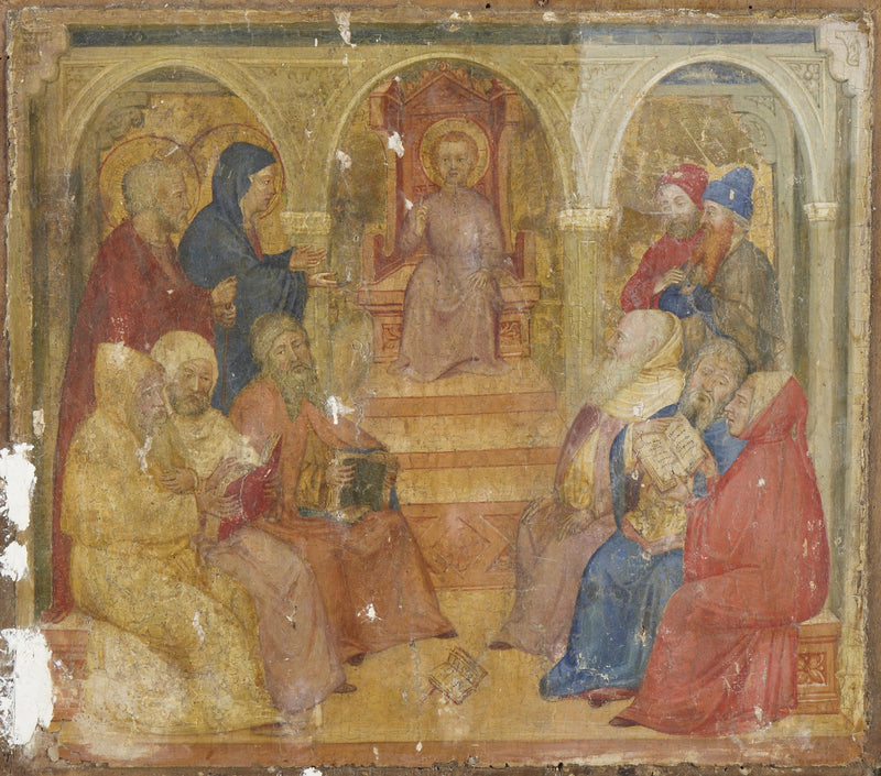 Chrystus wśród doktorów - Altichiero da Zevio