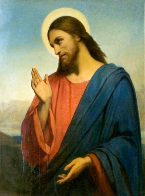 Chrystus płaczący nad Jerozolimą - Ary Scheffer