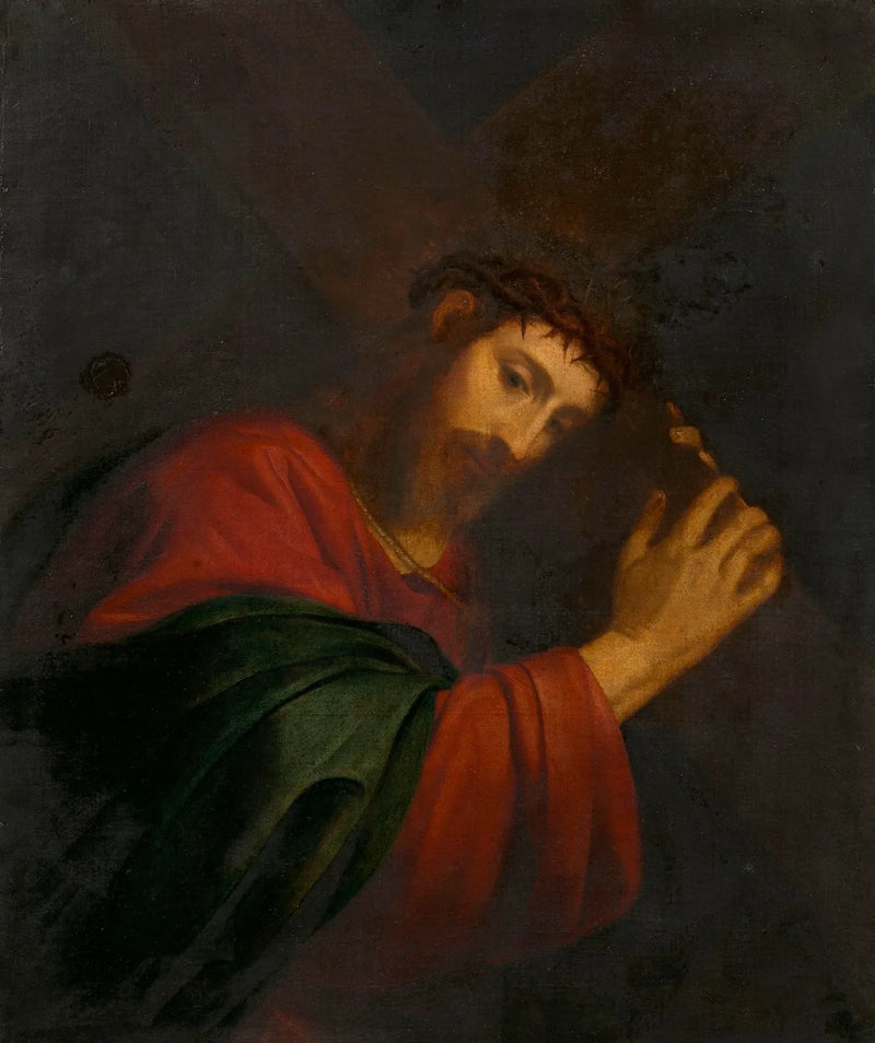 Chrystus niosący krzyż - Andrea Sacchi