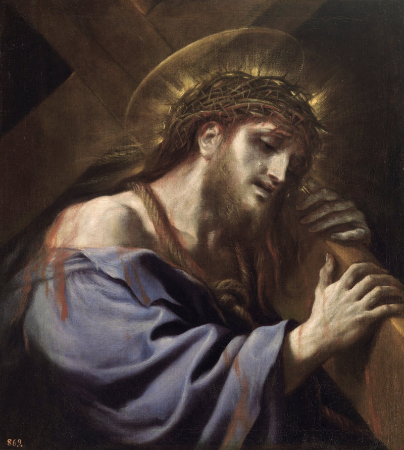 Chrystus niosący krzyż - Luca Giordano