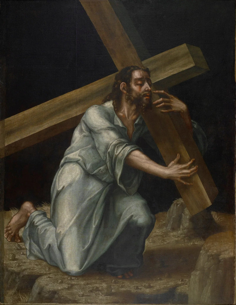 Chrystus niosący krzyż - Luis de Morales
