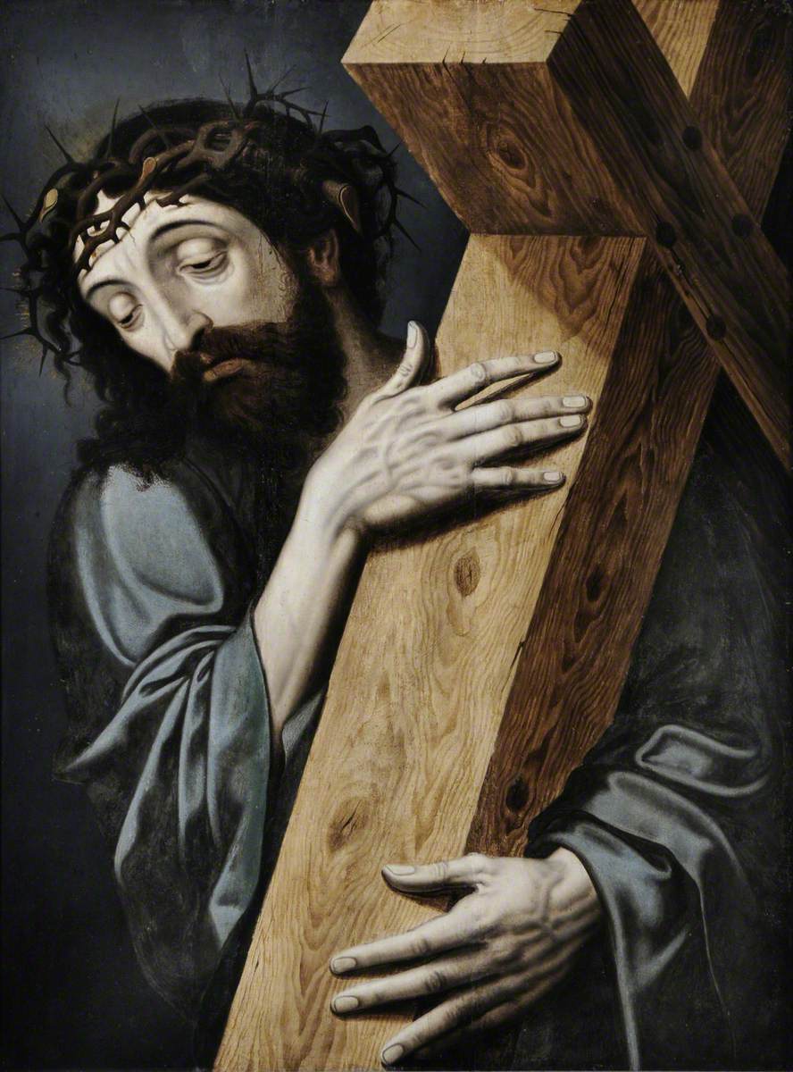 Le Christ portant la croix - Luis de Morales image 1 copie peinte à la main à l’huile