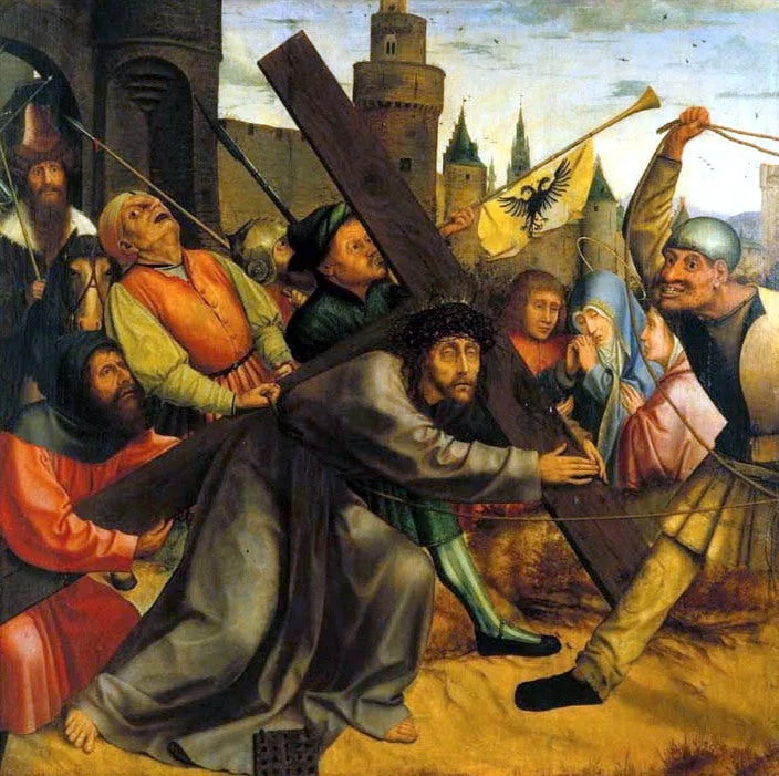 Chrystus niosący krzyż - Quentin Metsys