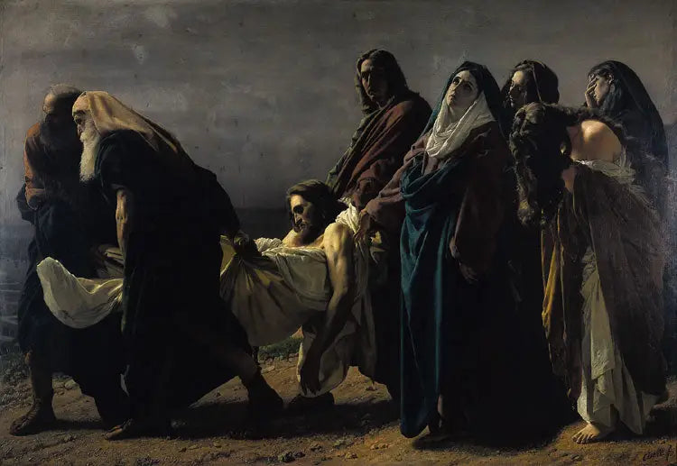 Le Christ porté au tombeau - Antonio Ciseri - Alpha Reproduction
