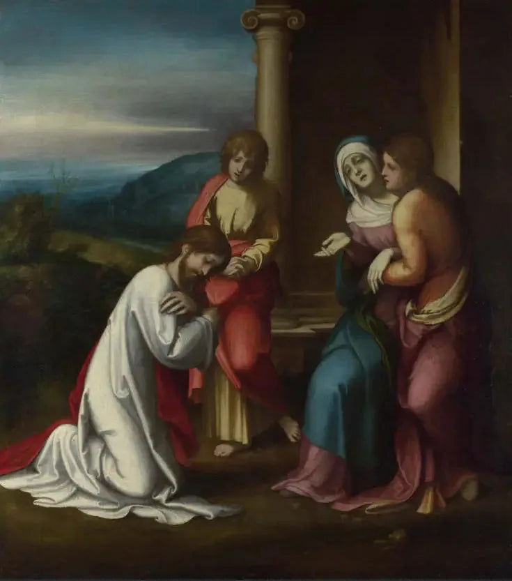 Chrystus żegnający się z matką - Antonio da Correggio