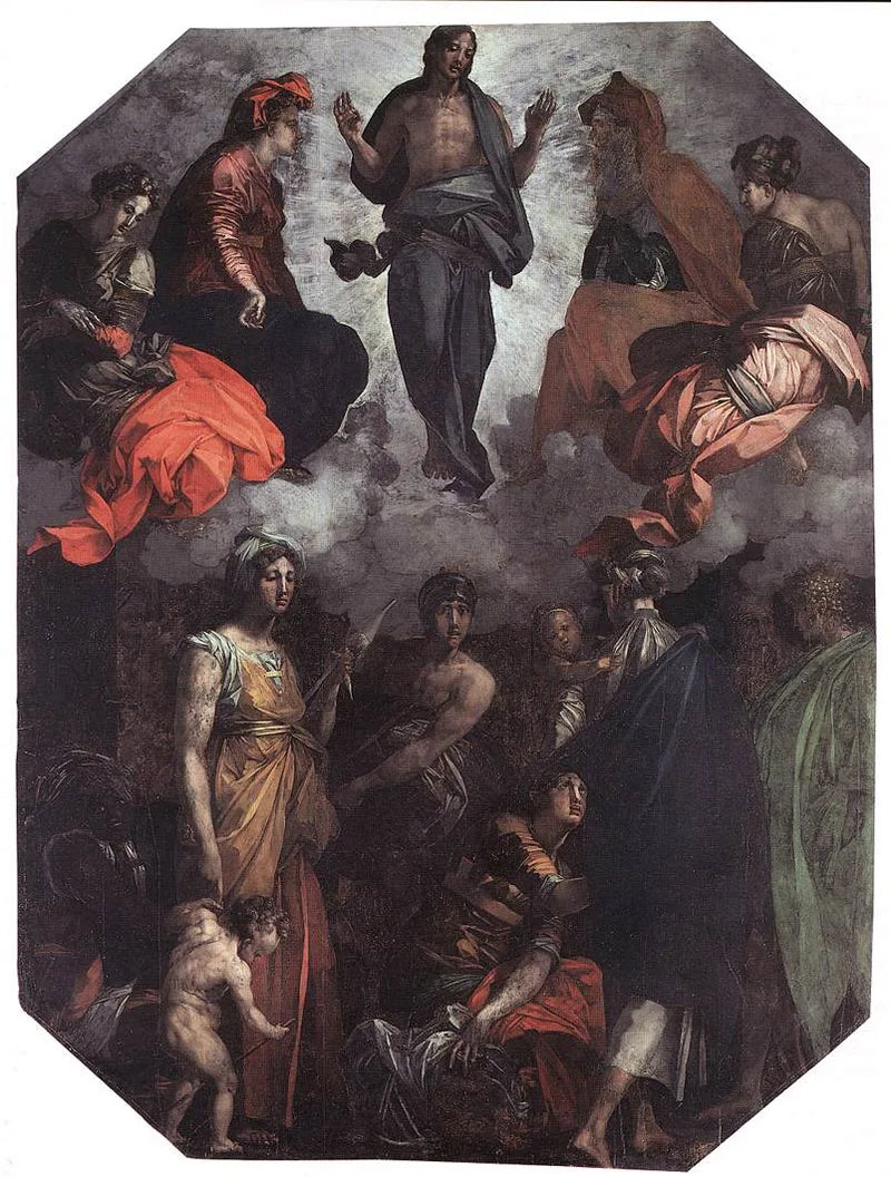 Zmartwychwstały Chrystus w chwale - Rosso Fiorentino