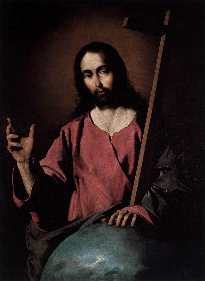 Chrystus Zbawiciel błogosławiący - Francisco de Zurbarán