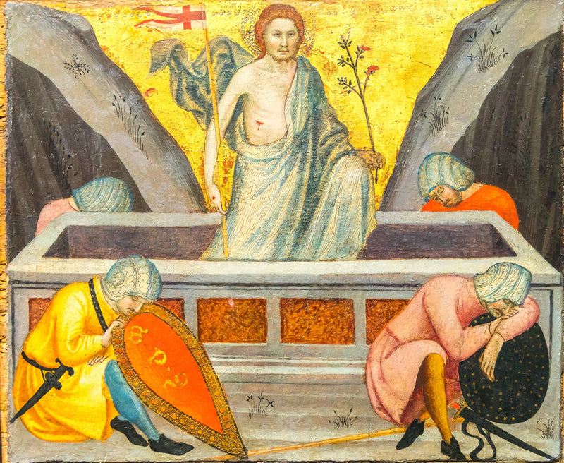 Chrystus wychodzący z grobu - Taddeo di Bartolo