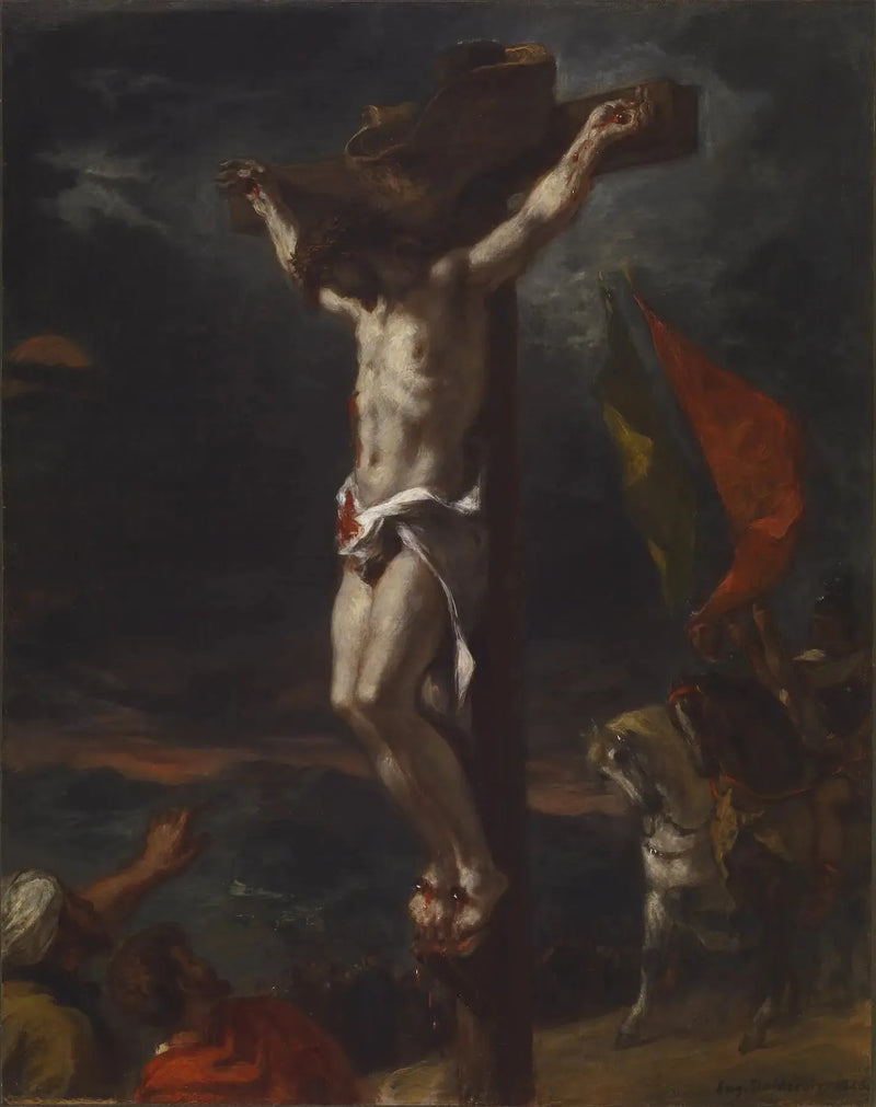Chrystus na krzyżu - Eugène Delacroix
