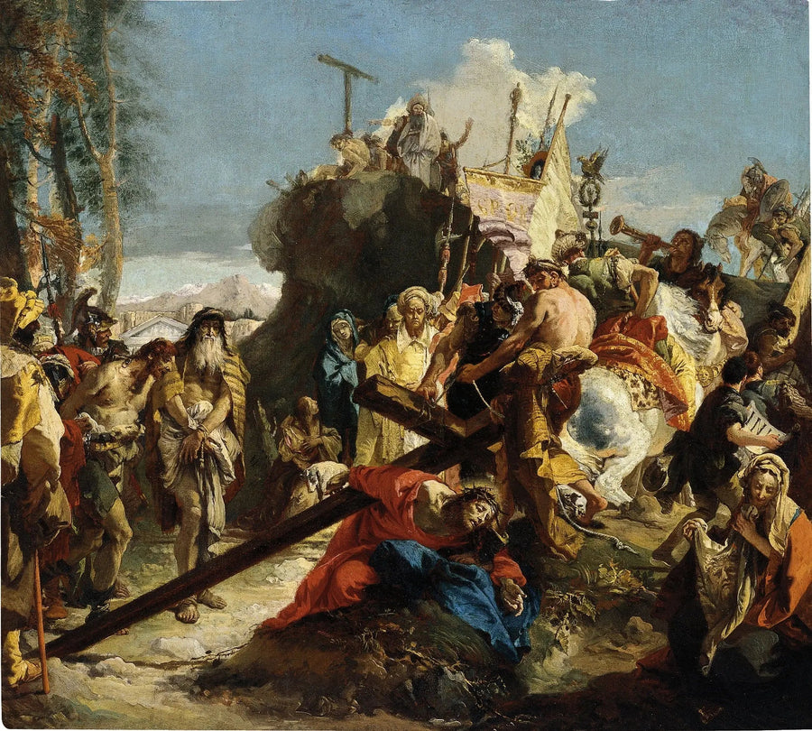 Chrystus na drodze Kalwarii - Giovanni Battista Tiepolo