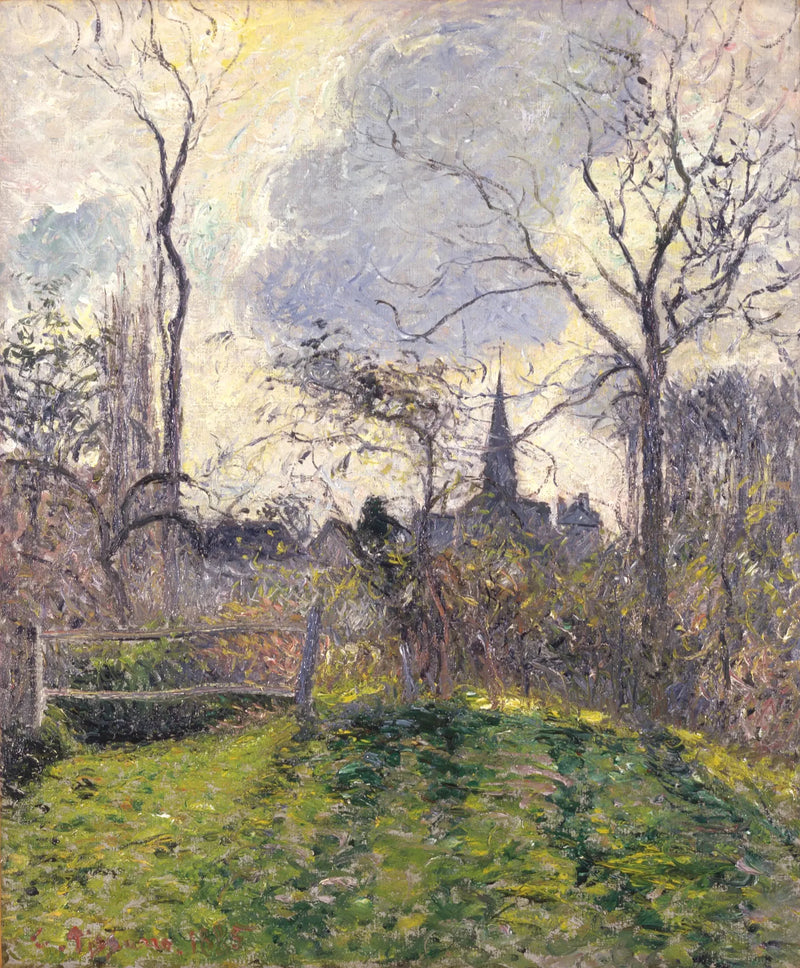 Dzwonnica w Bazincourt - Camille Pissarro