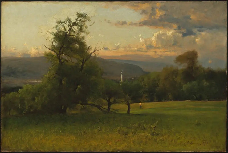 Dzwonnica kościoła - George Inness