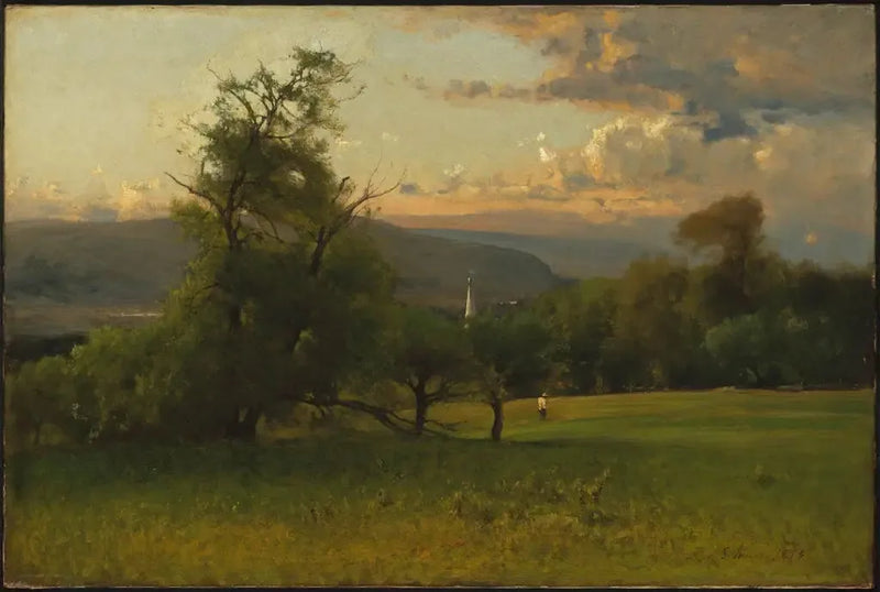 Dzwonnica kościoła - George Inness