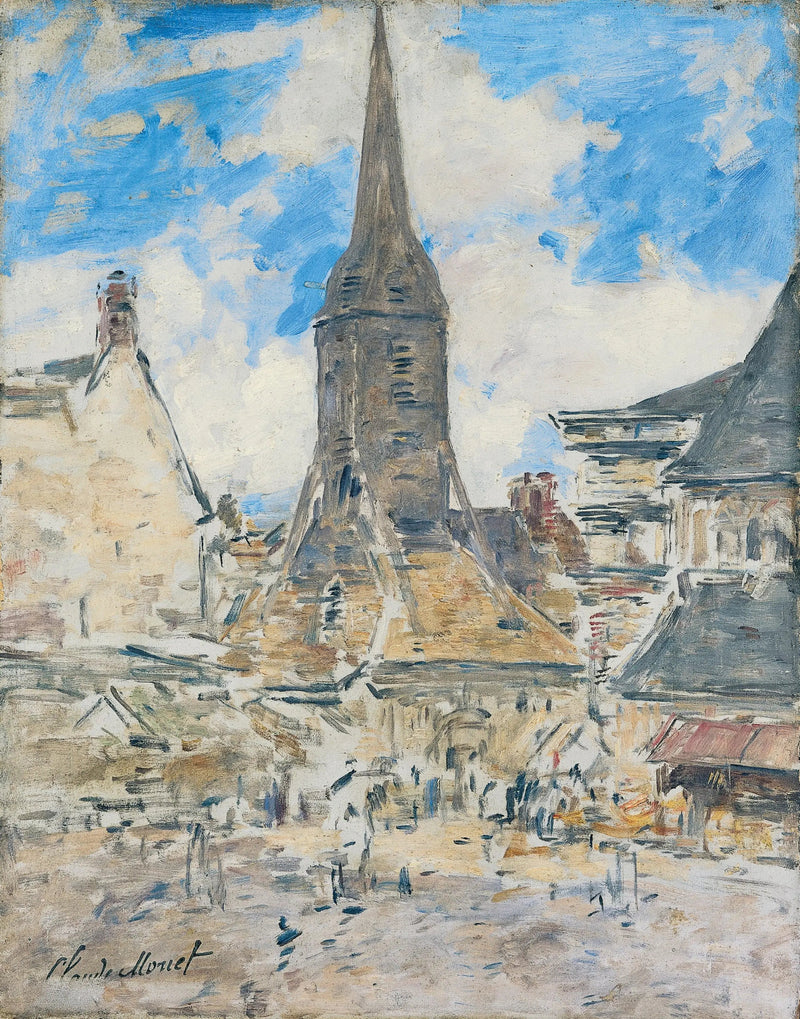 Dzwonnica św. Katarzyny, Honfleur - Eugène Boudin