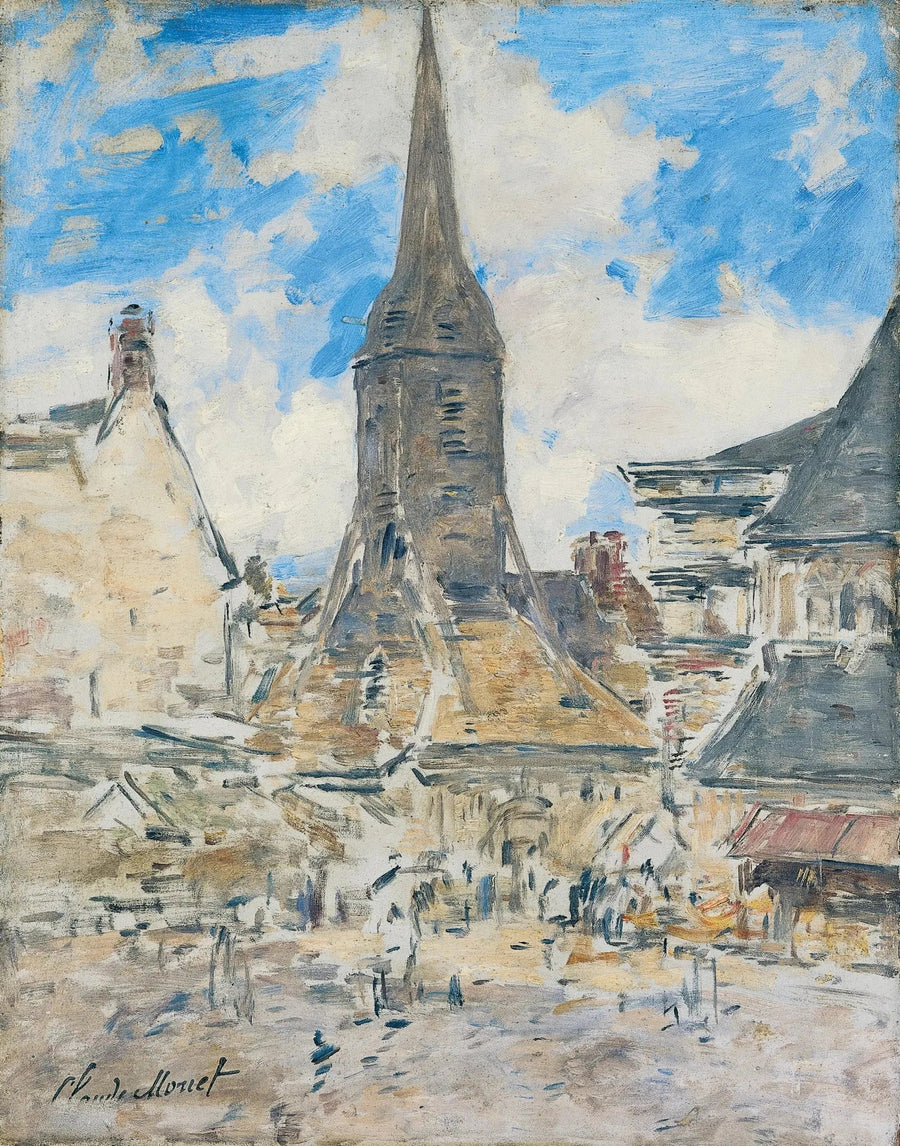 Dzwonnica św. Katarzyny, Honfleur - Eugène Boudin