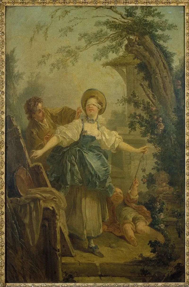 Gry w chowanego - Jean-Honoré Fragonard