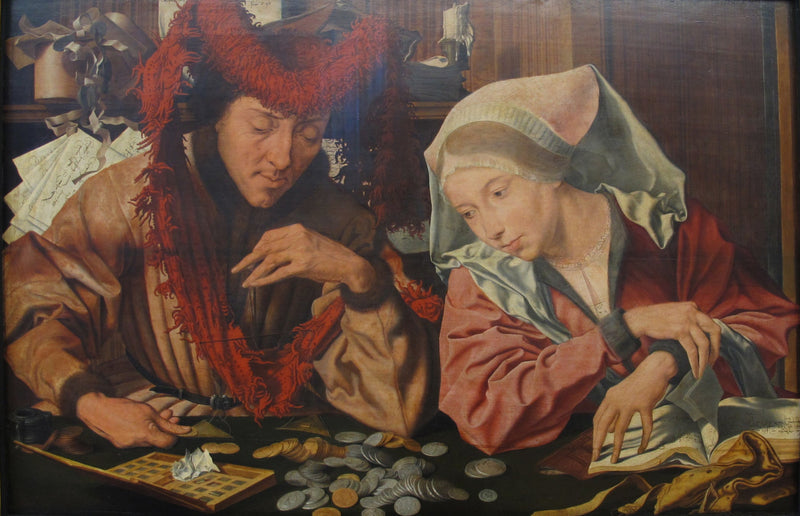 Podatnik i jego żona - Marinus van Reymerswale