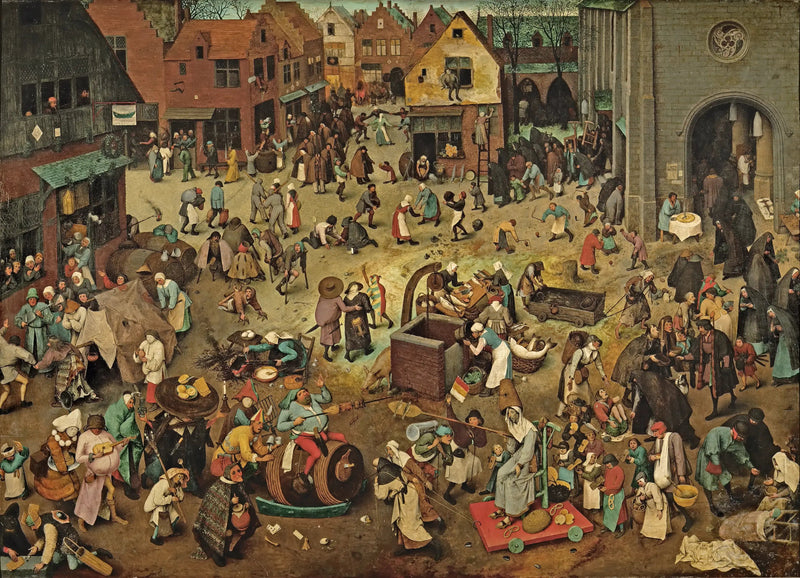 Walka Karnawału i Postu - Pieter Brueghel Starszy