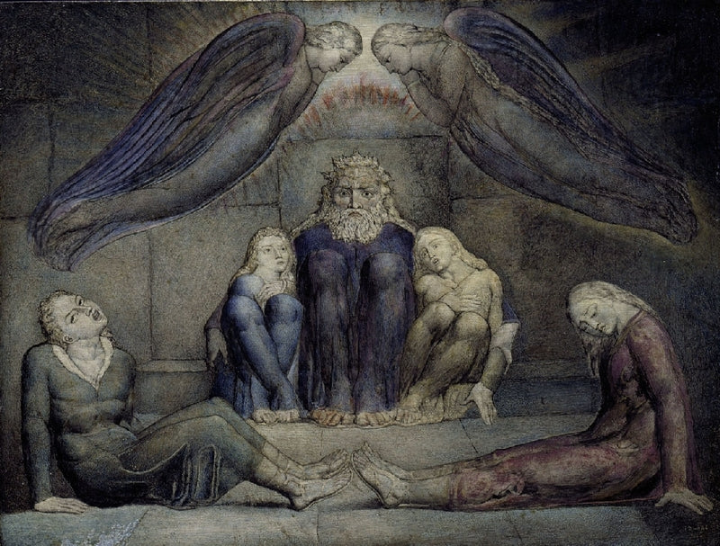 Hrabia Ugolino i jego synowie w więzieniu - William Blake