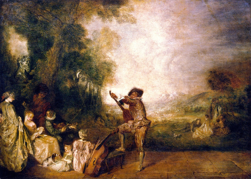 Koncert - Antoine Watteau
