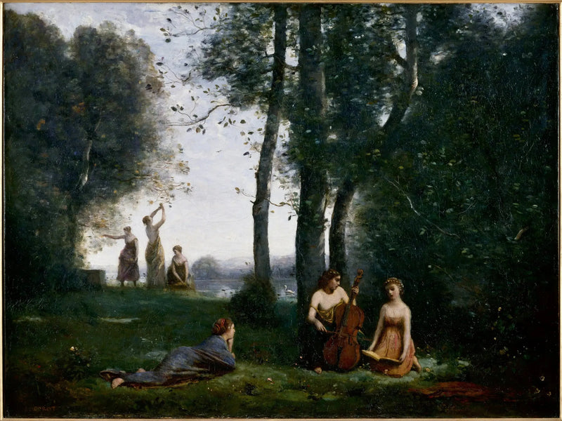 Koncert wiejski - Jean-Baptiste Camille Corot