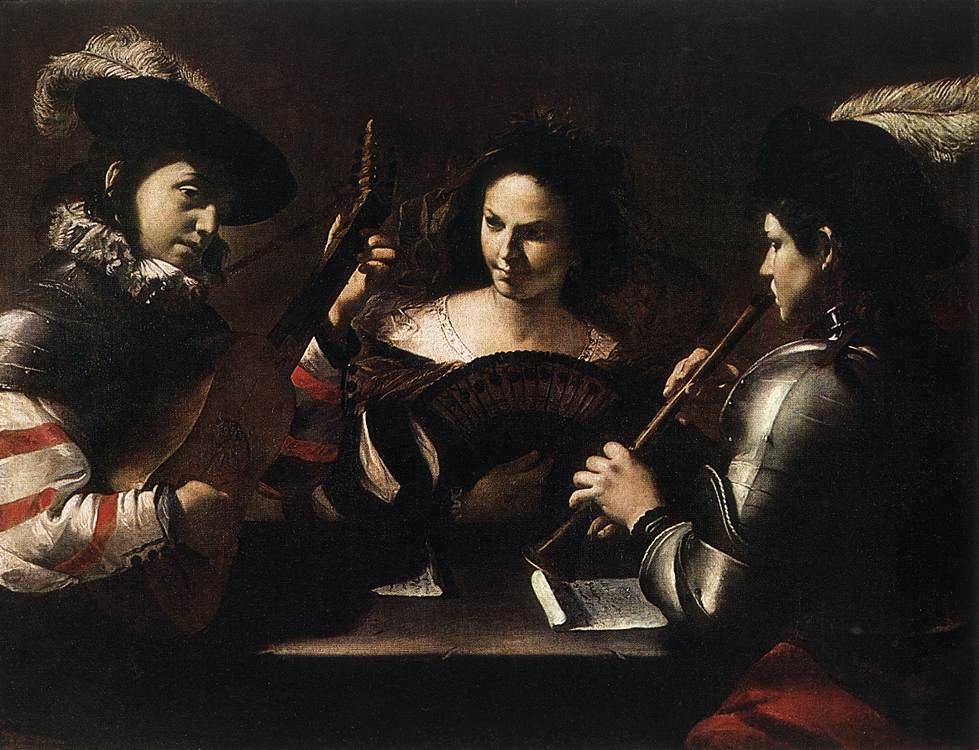 Le concert - Mattia Preti - Alpha Reproduction